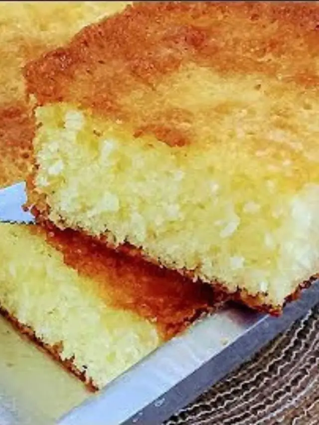 Bolo queijadinha fácil e delicioso