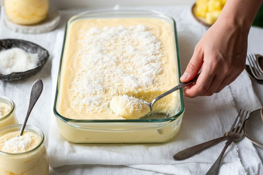 Descubra a receita mais fácil e deliciosa de mousse de abacaxi com coco! Pronta em minutos, essa sobremesa vai te conquistar