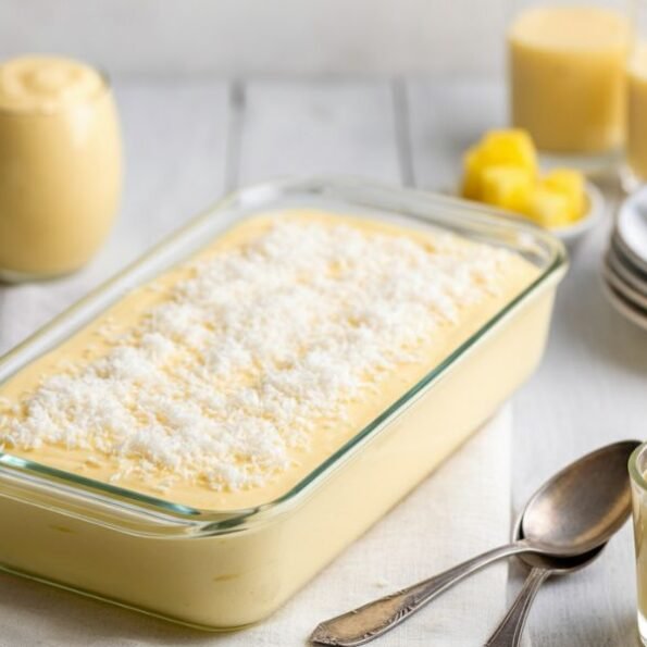 Descubra a receita mais fácil e deliciosa de mousse de abacaxi com coco! Pronta em minutos, essa sobremesa vai te conquistar