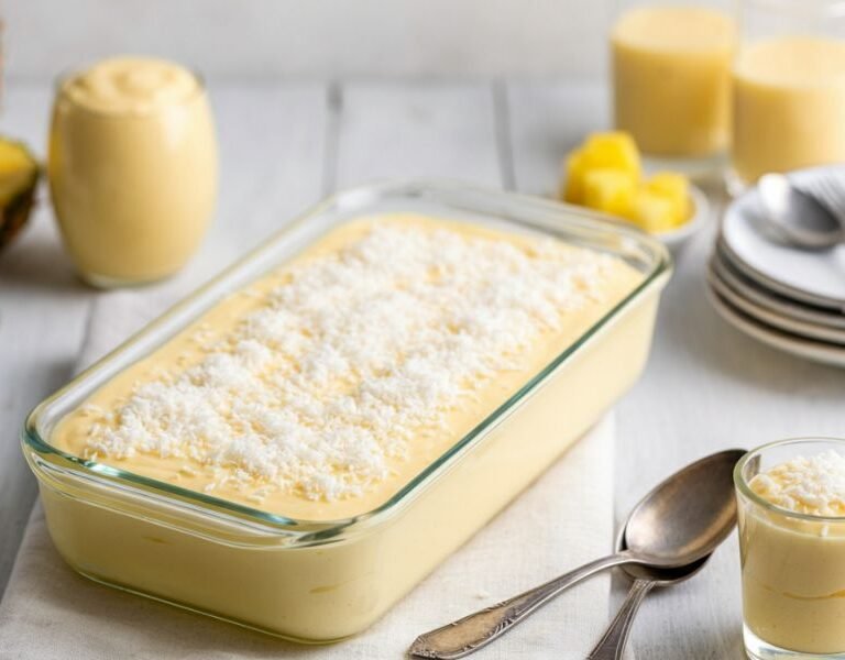Descubra a receita mais fácil e deliciosa de mousse de abacaxi com coco! Pronta em minutos, essa sobremesa vai te conquistar