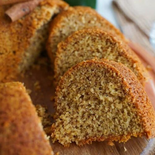 Bolo de aveia e mel sem glúten