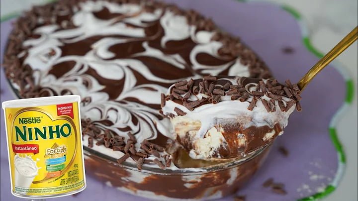 Mousse de leite ninho trufado é a sobremesa mais fácil e deliciosa que você vai fazer na vida! Aprenda essa receita simples e prática.