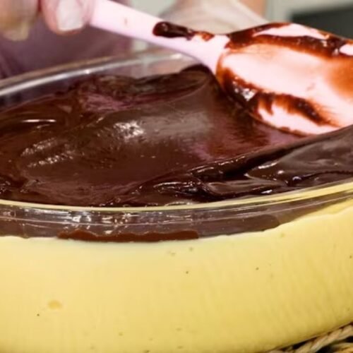 Sobremesa de Maracujá com Chocolate sem Gelatina Fácil