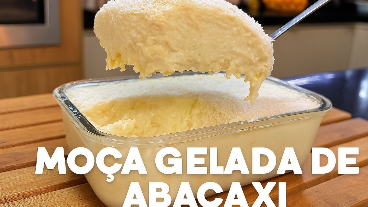 Procurando uma sobremesa rápida? Aprenda a fazer a Moça Gelada de Abacaxi. Uma receita simples, com poucos ingredientes e perfeita.
